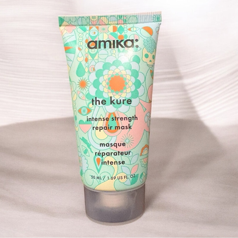 NWT Amika The Kure Intense Strength Repair Mask. 1.69Fl Oz. Sealed Travel Size